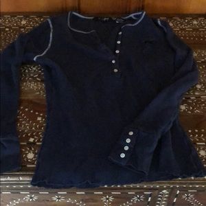 Waffle thermal horse back riding long sleeve.